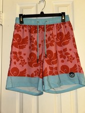 NWOT Neff Men's Novelty Print Swim Trunks with Stretch, 7" Inseam Size Medium