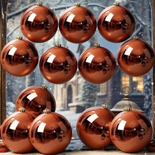 10 Pack Large Christmas Ball Ornaments, 6 Inch Giant Shatterproof Christmas T...