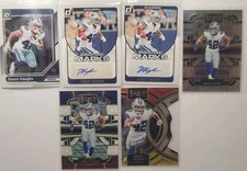 2024 Donruss Deuce Vaughn Auto (2) 23 Select RC Tri-color Prizm /259 LOT COWBOYS