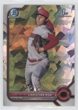 2022 Bowman Chrome Prospects Atomic Refractor Christian Roa #BCP-130 5h0