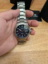 Citizen Eco-Drive Men's 43mm Super Titanium Sports Watch Blue Dial BM7170-53L