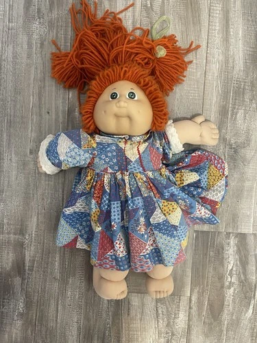 Vintage Cabbage Patch Kid Doll 1978-1982 Orange Hair Blue Eyes