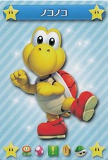 New Super Mario Bros U Koopa Troopa Nokonoko Japanese Card 2012 Nintendo TOPPA