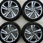 4 Genuine VW Golf 17 Valencia Alloy Wheels 225 45 Tyres Caddy Van Plus GTD Rims
