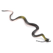 16" Brown Rubber Toy Fake Snake Safari Garden Prop Joke Prank Halloween Gift