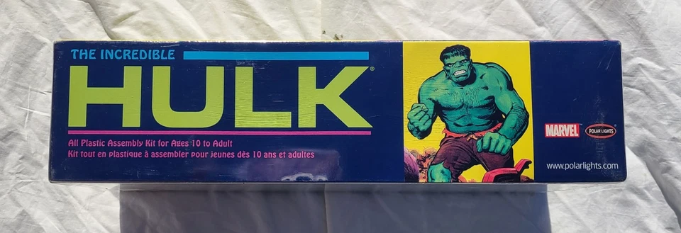 The Incredible Hulk Plastic Model Kit Polar Lights 2003 Marvel Comics New Sealed - Image 3 of 4