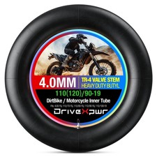 Motorcycle Heavy Duty Inner Tube - 110 120 /90-19" - 4mm Thick - Tire Tube Wi...