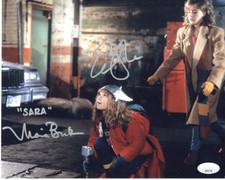 Elisabeth Shue & Maia Brewton signed 8x10 Photo Adventures in Babysitting JSA