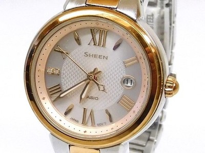 3F CASIO Casio SHEEN Sheen SHE-4516 Women's Solar Watch 7H7I