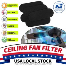 5Sheet 10"x3.5" Ceiling Fan Filters-Charcoal Ceiling Fan Filters for Blades-3MM