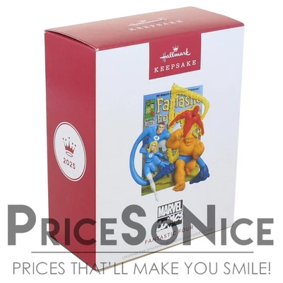 Hallmark Keepsake Ornament 2025 Fantastic Four Marvel Comic