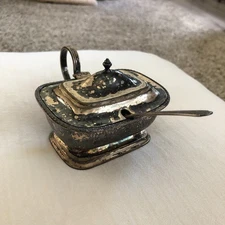 William Adams Silver Mounts England 1 Mustard Pot Salt cellar seller