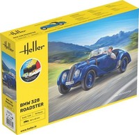 Heller - Starterset Mit Lack Und ZubehöR – BMW 328 Roadster Zum Selbstaufbau ...