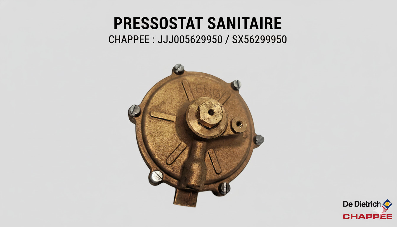 Pressostat sanitaire Chappee JJJ005629950 capteur de pression d'eau chaude