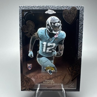 2025 Topps Chrome Travis Hunter Rookie Jacksonville Jaguars Fortune 15