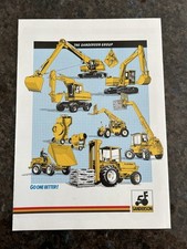 Sanderson Group Leaflet.. Plantman Winget Teleporter Priestman Forklift Digger