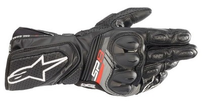 Motorrad Alpinestars SP-8 V3 Handschuhe Herren Schwarz/Weiß Farbe: Gr: M