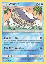 WAILORD 30/145 GUARDIANS RISING POKEMON REVERSE HOLO LP on eBay