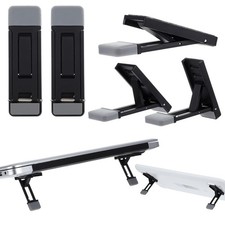 Mini Portable Laptop Stand for Desk, Portable Keyboard Riser Three Tilt Angle...