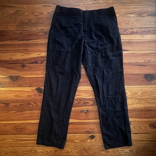 Assembly Black Lightweight Pants Men’s XS Textured Fabric Casual Minimal
