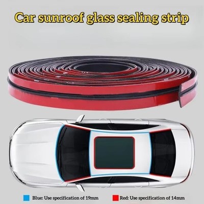 EPDM Rubber Seal Strips T Shape Rubber Trim for Car Sunroof & Windshield Gaps