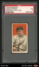 1909 T206 John McGraw Portrait w/ Cap Giants MANAGER HOF PSA 3 - VG