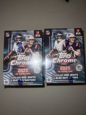 Lot of 2 2025 Topps Chrome NFL Value Blaster Box Sealed - In Hand