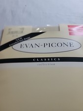 Evan Picone Classics Collection Sheer Pantyhose Vanilla Slim/Medium NOS