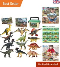 Ultimate Dinosaur Toys for Boys & Girls - 12 Realistic Jurassic Dino Figures ...