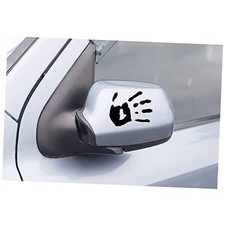 2 Pcs Wave Stickers Red Wave Sign Decal - Lazy Waver Compatible with Black
