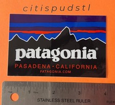 PATAGONIA Pasadena, CA NEW 4 x 2.5 Vinyl Fitz Roy Sticker/Decal