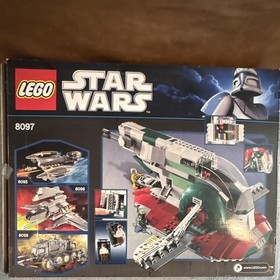 LEGO Star Wars 8097 Slave I 573 pcs Age 9-14 Box Minifigs Instructions