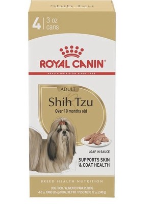 Royal Canin Breed Health Nutrition Shih Tzu Adult Loaf in Sauce Dog Food 3 oz