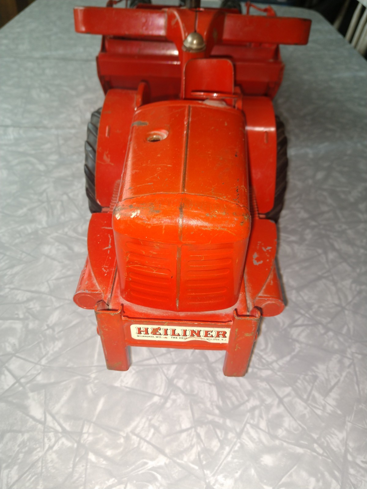 Doepke Heiliner Model Toys Earth Mover Scraper Pressed Steel Toy 1950s