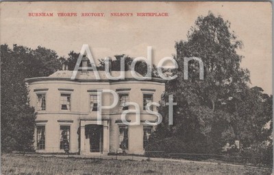 Alte Postkarte Burnham Thorpe Pfarrhaus Nelsons Geburtsort King's Lynn