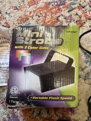 Mini Strobe Light with Variable Speed Tested And Works