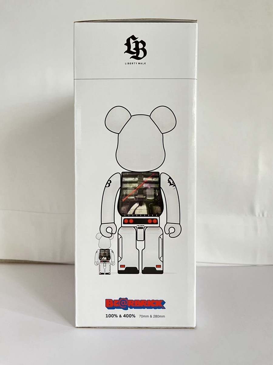 DUKE BEAR  ボビーワゴン レプリカ　クリームホワイト BE@RBRICK LIBERTY WALK Riba40-kun 400% Only (w/o100%) Opened LBWK