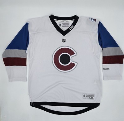 Reebok Colorado Avalanche 2016 NHL Stadium Series Jersey White Youth L/XL - RARE