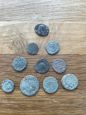 10 x authentische antik r&ouml;mische Follis Bronze 200 - 450 n. Chr Lot Konvolut 1