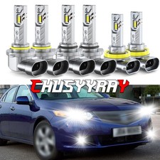 For Honda Accord 2005 2006 2007 Led Headlight Hilow Fog Light Bulbs Combo 6pcs For Honda Accord 2005 2006 2007 Led Headlight Hilow Fog Light Bulbs Combo 6pcs