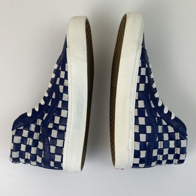 Vans Vault OG Sk8-Hi LX 50th Anniversary Mens 9 Woven Leather