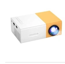 EEEKit 1080p Portable LED Mini Projector - White/Yellow