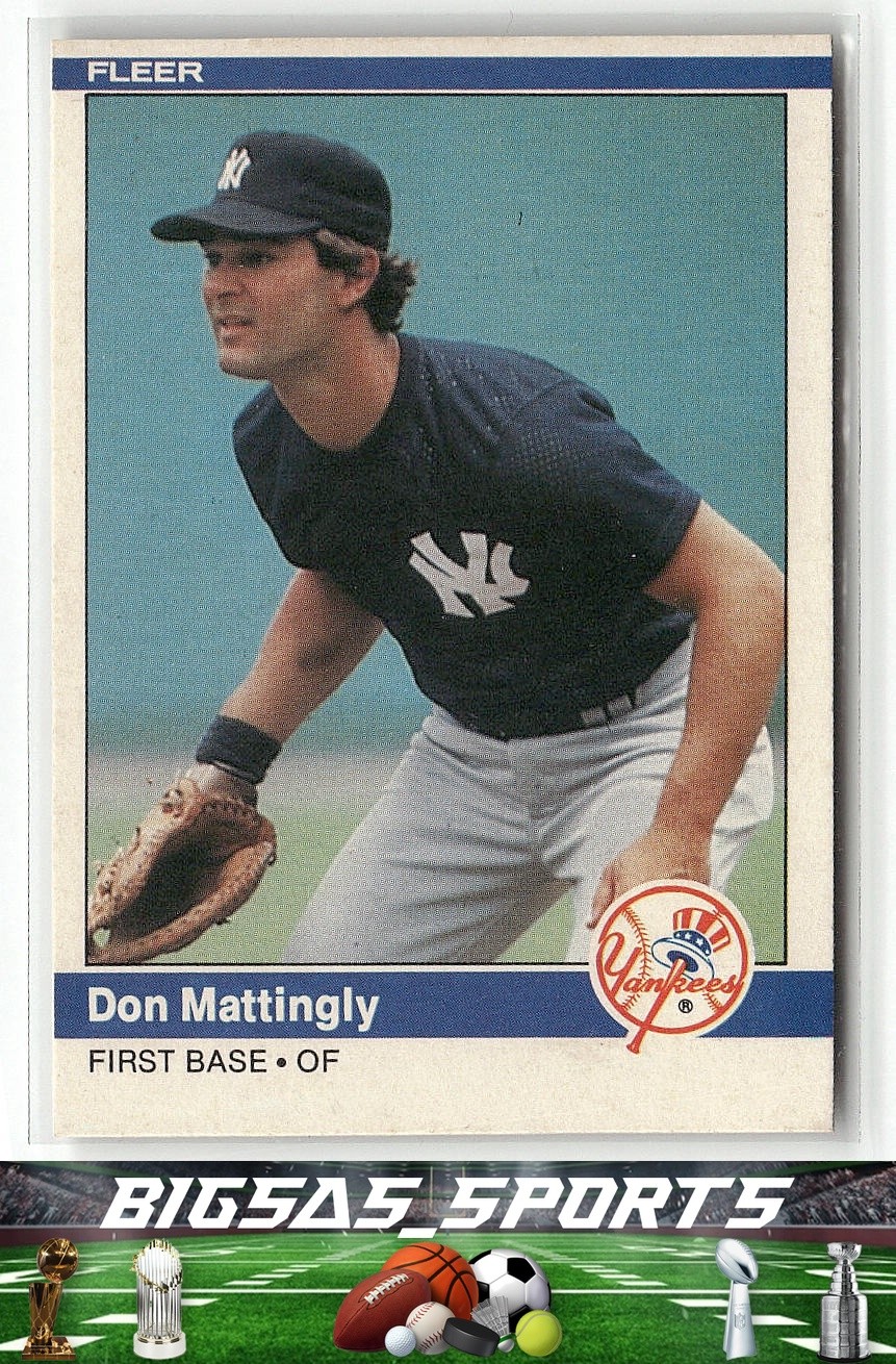 1984 Fleer Don Mattingly #131 New York Yankees RC Rookie