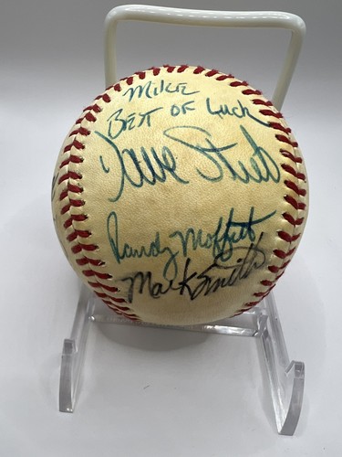 1983 Blue Jays & Oakland A's Signed Autographed AL Baseball Dave Stieb + 6 Autos - Picture 3 of 13