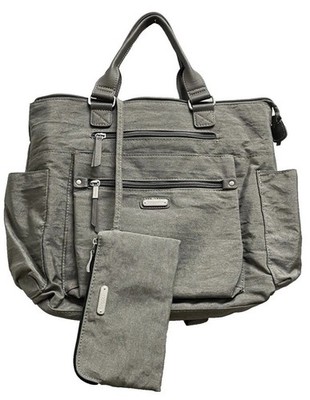 Baggallini 3-in-1 Convertible Backpack with RFID Phone Wristlet  - New