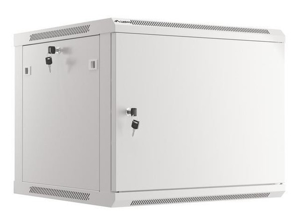 "Szafa Instalacyjna Rack WisząCa 19\" 9U 600X600 Szara Drzwi Metalowe Lanberg (Fla"-image