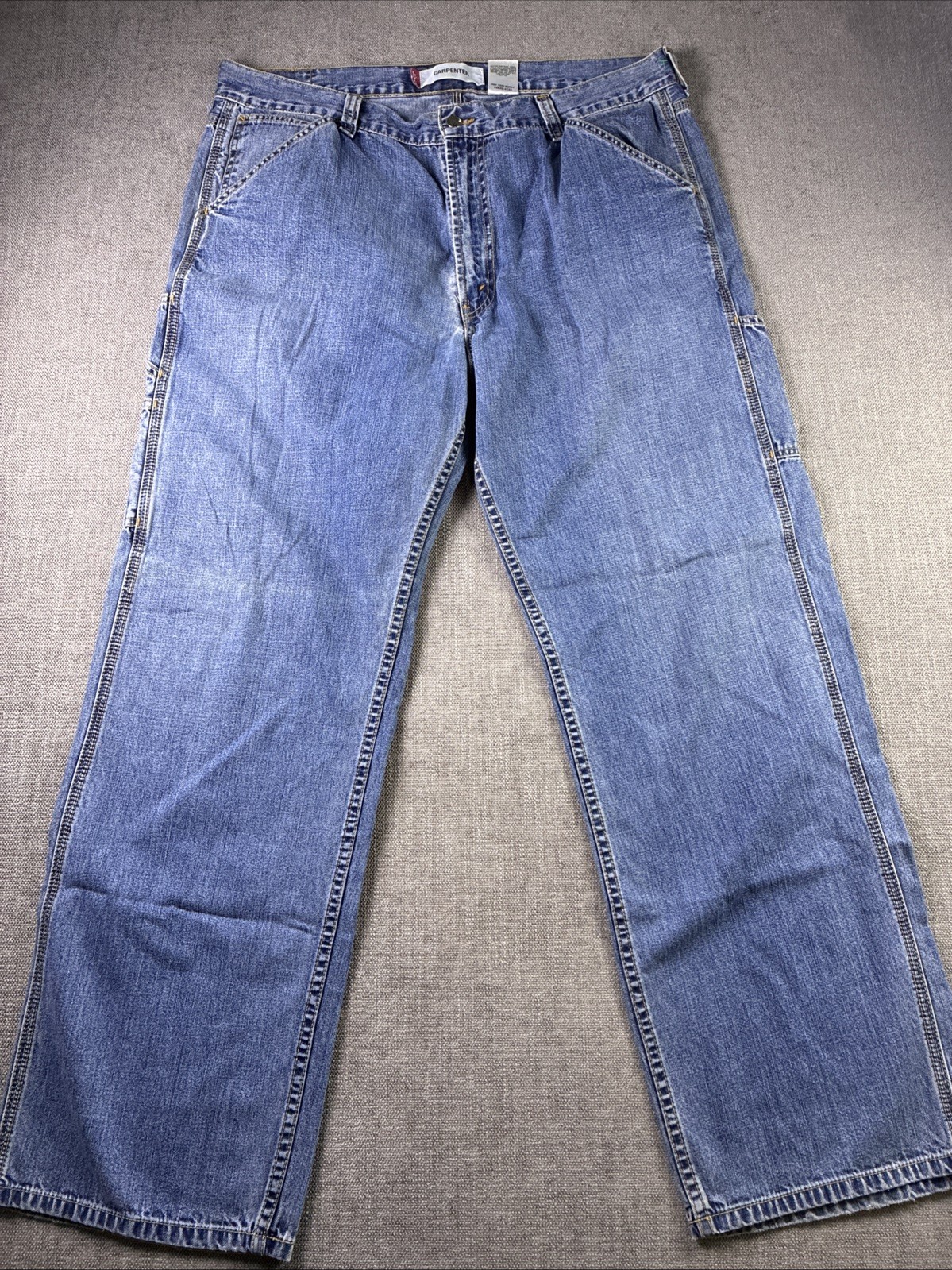 Vintage Levi’s Carpenter Jeans Men’s 38x32 Blue Wide Leg Hip Hop Grunge Skaters