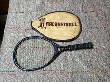 Leach Eagle Blue Aluminum Racquetball Racquet Pre Owned Vintage 80s Exc. Cond.SG