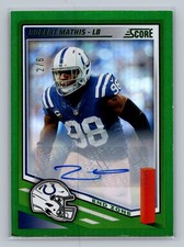 Robert Mathis 2025 Score #271 Base Signatures End Zone #/6 Colts