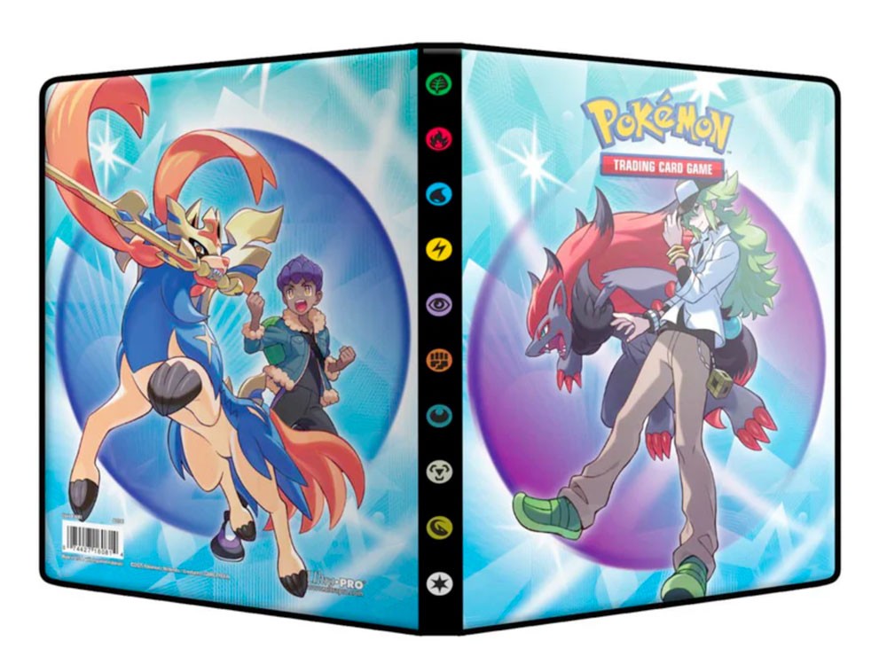 ULTRA PRO Pokemon Portfolio 4 tasche 12 pagine Scarlatto e Violetto Avventure...